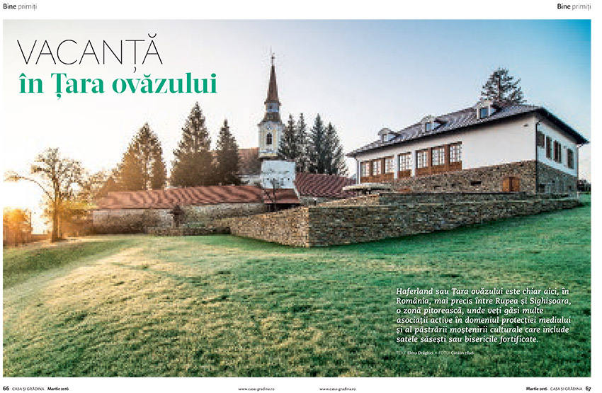 Casa Kraus, revista “Casa si Gradina”, martie 2016